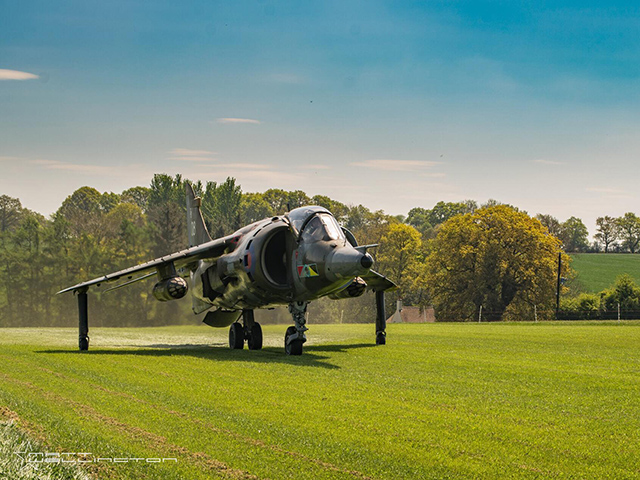 An afternoon, sunset and night shoot with a GR3 Harrier